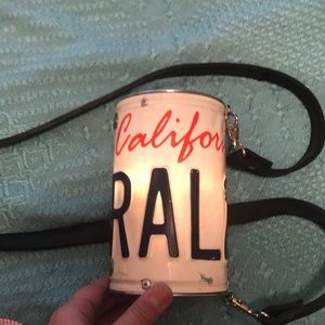 California license plate purse by little earth.